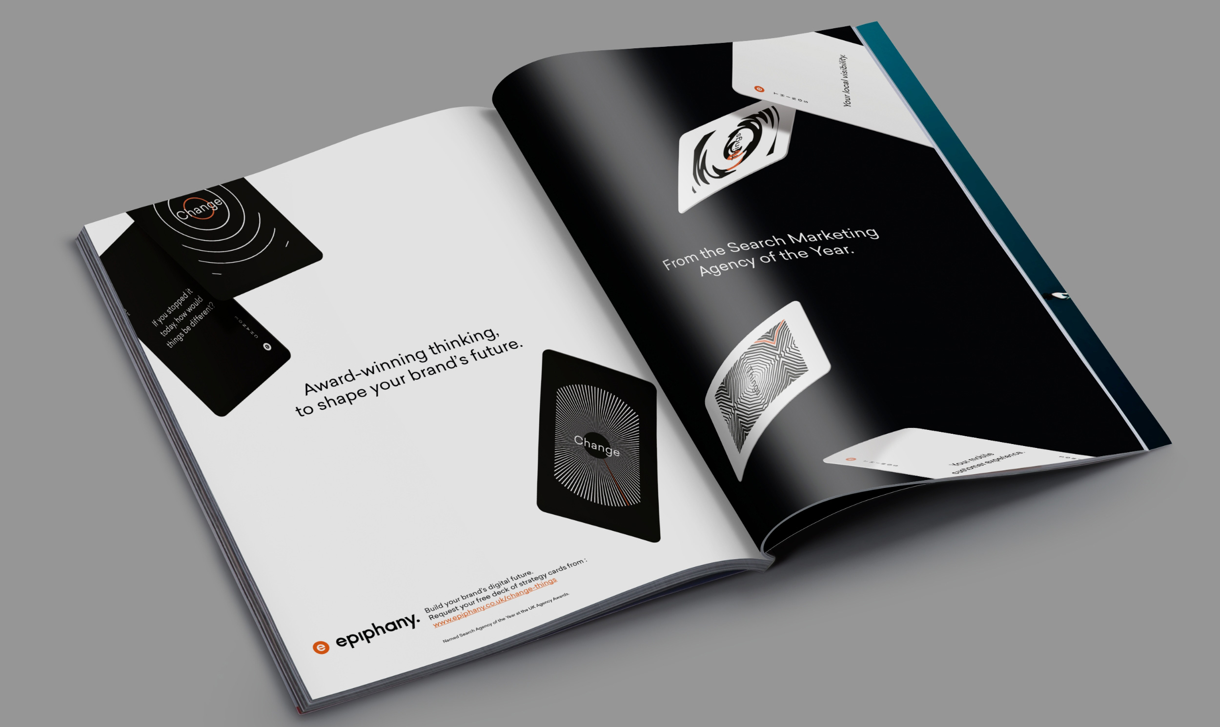 Epiphany Search Leeds, brand design and user experience by Gaz Battersby